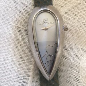 Ladies Gai Mattiolo watch with soft blue face